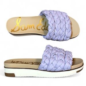 Sam Edelman Ainslie Slide Sandals Misty Lilac Purple Size 9